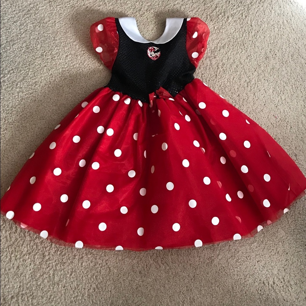 Disney Girls Minnie Mouse Dress- Size 6/6x